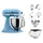 KitchenAid Artisan 5KSM175 Velvet Blue Glasset mit Glasschüssel