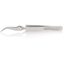 KNIPEX Präzisionskreuzpinzetten, Glatt, Edelstahl