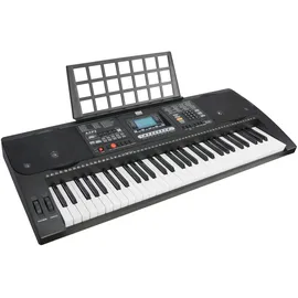 Axus AXP2 elektronisches Keyboard-Piano für Anfänger, mit Anschlagdynamik, 61 „Hammermechanik“-Tasten, Netzteil und Notenständer