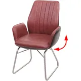 MCW Esszimmerstuhl G73 Kunstleder braun