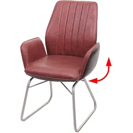 MCW Esszimmerstuhl G73 Kunstleder braun