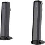 ULTIMEA Soundbar für TV Geräte, teilbare 2-in-1 Soundbar 100W Bluetooth 5.3, TV-Lautsprecher mit 3 EQ-Modi und verstellbarem Bass, ARC/Optisch/Aux - Schwarz