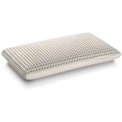 The White Stone Bettkissen aus Memory-Schaum, hypoallergen, ergonomisch, atmungsaktiv, milbendicht, Anti-Schweiß, kühlend, orthopädisch, 2er-Set.