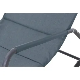Siena Garden Aliano Schaukelliege 143 x 57 x 81 cm Grau