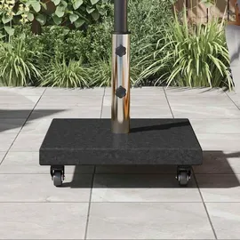 vidaXL Schirmständer Granit 45 x 45 x 45 cm Schwarz