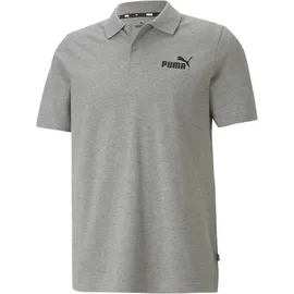 Puma Essentials Pique Poloshirt medium gray heather M