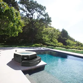 Intex Sitzbank für Whirlpools "Pure Spa", octagonal Schwarz