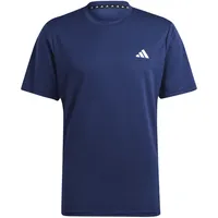 Adidas Herren T-Shirt (Short Sleeve) Tr-Es Base T, Dark Blue/White, IC7429, 2XL