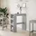 vidaXL Bartisch mit Regal 90 x 40 x 103,5 cm Grau Sonoma