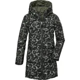 KILLTEC Mädchen Steppwendemantel/Parka mit Kapuze KOW 143 GRLS PRK, dunkeloliv, 140,