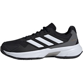 adidas Herren Courtjam Control 3 Tennisschuhe Sneaker, Core Black Cloud White Grey Four, 44