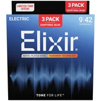 ELIXIR 12002 Electric Nanoweb Super Light 3-Pack