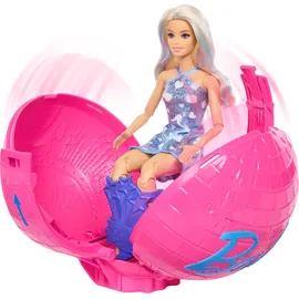 Barbie Team Roll & Reveal Popstar-Puppe und Zubehörteile mit Blonder Modepuppe (JMK19)