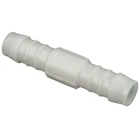 tecuro Schlauchverbinder Tülle Ø 12 mm - Nylon weiß