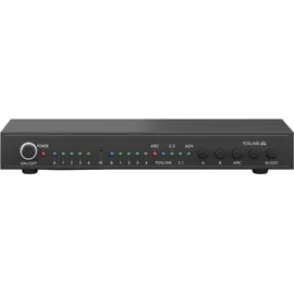 goobay HDMITM-Matrix-Schalter 4 auf 2 (4K @ 30 Hz) - zum Umschalten zwischen 4x Quellgeräten und 2x Ausgabegeräten