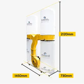 BAMATO Absauganlage AB-3900 mit Y-Adapter (400V)