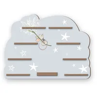 Kreative Feder Wandregal MUSIKBOX-REGAL Kleine Maus, für TONIE-BOX und TONIES inkl. 40 Metallplättchen blau