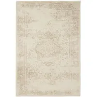 benuta Vintage-Teppich, Creme, Beige, Kunststoff, Vintage, Rechteckig, 80x150 cm, Oeko-Tex® Standard 100, für Fußbodenheizung geeignet, in verschiedenen Größen erhältlich, pflegeleicht, Teppiche & Böden, Teppiche, Vintage-Teppiche