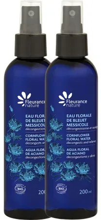 Fleurance Nature Blütenwasser Aus Kornblume Spray 2x200ml Promopack