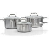 Wilfa Kochtopfset EGO 3-teilig SET-CSS Silber - Silber