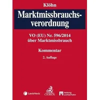 Beck C. H. Marktmissbrauchsverordnung: MAR