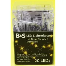 Blauth LED Lichterkette 20 LED 24 m Warmweiß