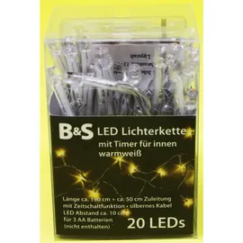 Blauth LED Lichterkette 20 LED 24 m Warmweiß