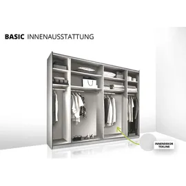STAUD Schwebetürenschrank Sonett 100 G 270 x 222 x 68 cm Grau