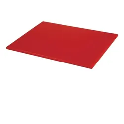 Hygiplas HDPE kleines Schneidebrett rot 300x 225x12mm
