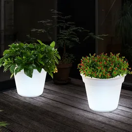 ETC Shop Led Solar Leuchtmittel 16,7 cm 2er Set