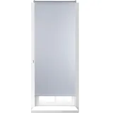 Relaxdays Thermo Verdunklungsrollo 70 x 160 cm weiß/silber