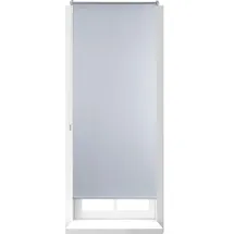 Relaxdays Thermo Verdunklungsrollo 70 x 160 cm weiß/silber