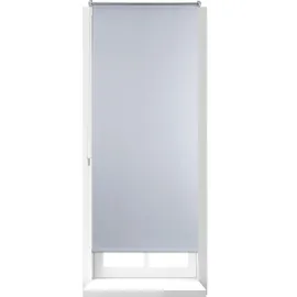 Relaxdays Thermo Verdunklungsrollo 70 x 160 cm weiß/silber