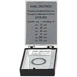 Karl DEUTSCH Kalibrierfolien-Satz, 6-teilig, Typ: A