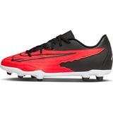 Nike JR Phantom GX Club FG/MG Sneaker, Bright Crimson/Black-White, 38.5 EU