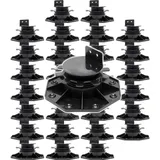 XPOtool Stelzlager Set 30 Stück 33-64 cm schwarz