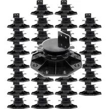 XPOtool Stelzlager Set 30 Stück 33-64 cm schwarz