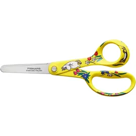 Fiskars X Moomin Kinderschere mit Mumin-Design, Rechtshändig, Länge: 13 cm, Sicherheitsklingen aus rostfreiem Stahl, Snorkfräulein, 1067191