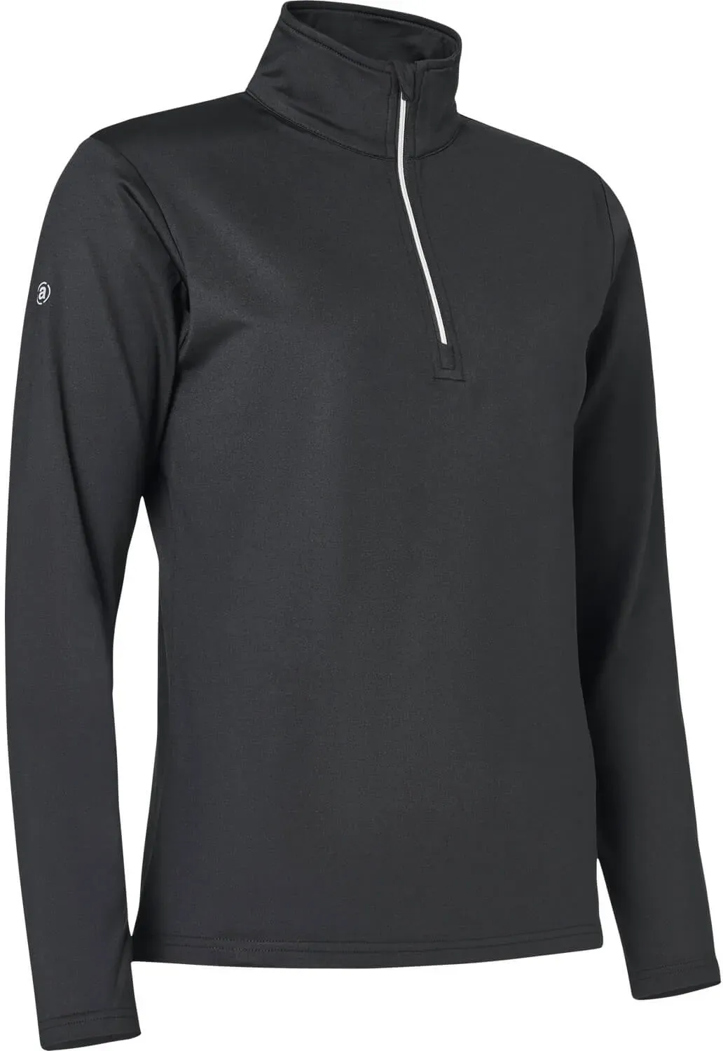 Abacus Layer Dunbar Fleece 1/2-Zip, schwarz