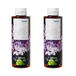 Korres Nettoyant Corporel Renouvelant Lilas 2x250ml Gel Douche 2x250 ml