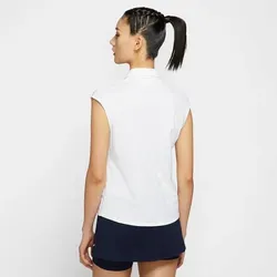 NIKE Damen Tennis-Poloshirt "NikeCourt Victory", WHITE/BLACK, S