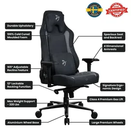 Arozzi Vernazza Supersoft Gaming-Stuhl Schwarz PC