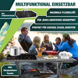Kesser Campingtisch faltbar grau