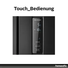 Hanseatic HCDC18080CBI Multi Door (421 l, 1800 mm hoch, Schwarz)