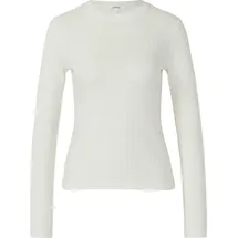 s.Oliver Geripptes Langarmshirt Beige 4XL