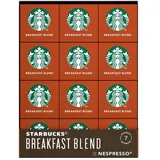STARBUCKS Breakfast Blend Medium Roast NESPRESSO Kaffeekapseln  (12x10 Kapseln)