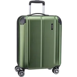 Travelite Koffer & Trolley City 4-Rad Trolley S Handgepäckkoffer   Grün 