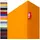 r-up Spannbettlaken Baumwolle 120 x 200 - 130 x 200 cm orange