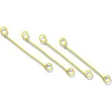 TransPak Blitzbinder Länge 120mm Draht gelb