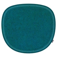 Feltd. Eco Filz Kissen geeignet für Verner Panton Chair - 29 Farben - optional inkl. Antirutsch und gepolstert! (Petrol)